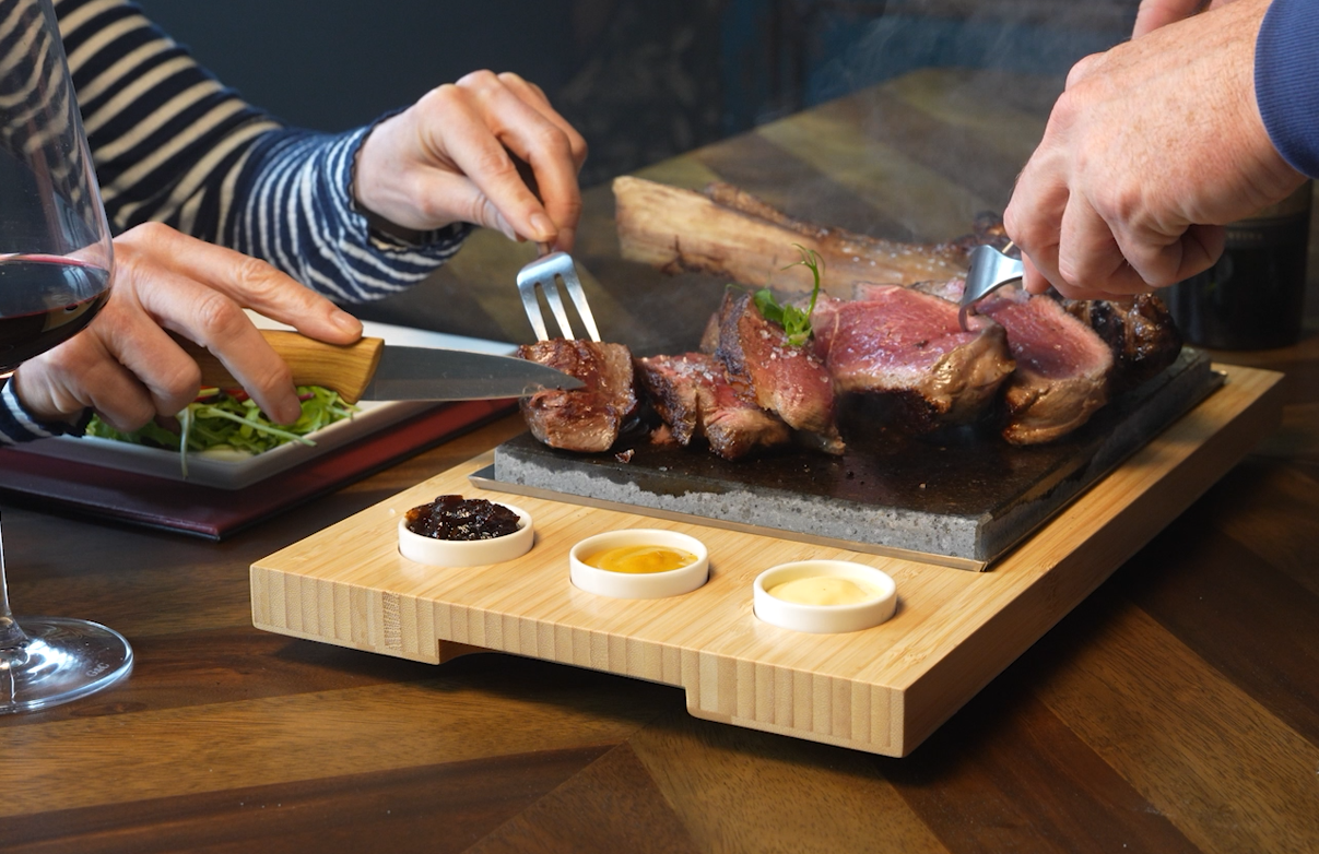 The Steak Sharer & Sauces Set