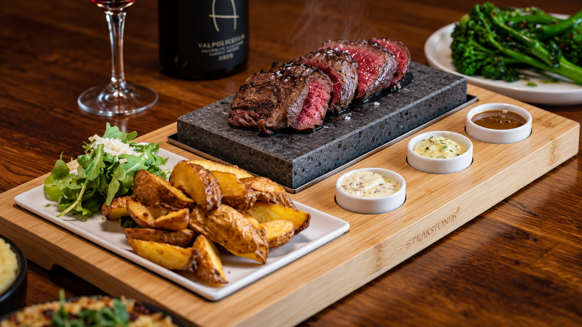 SIZZLING STEAK SET (SS001) – BUY 4 SETS AND GLOVES