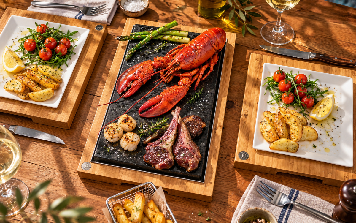 The Sharing Steak Plate & Server Sets