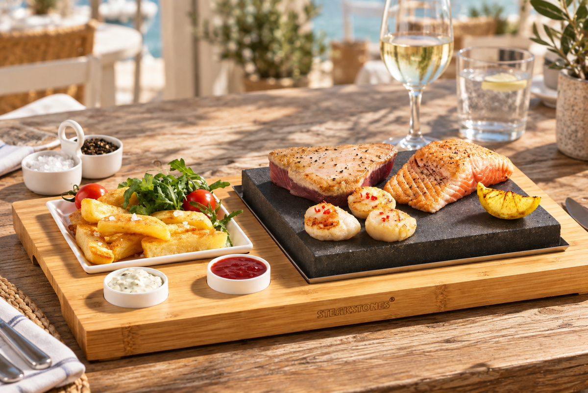 The Steak Plate & Sauces Set