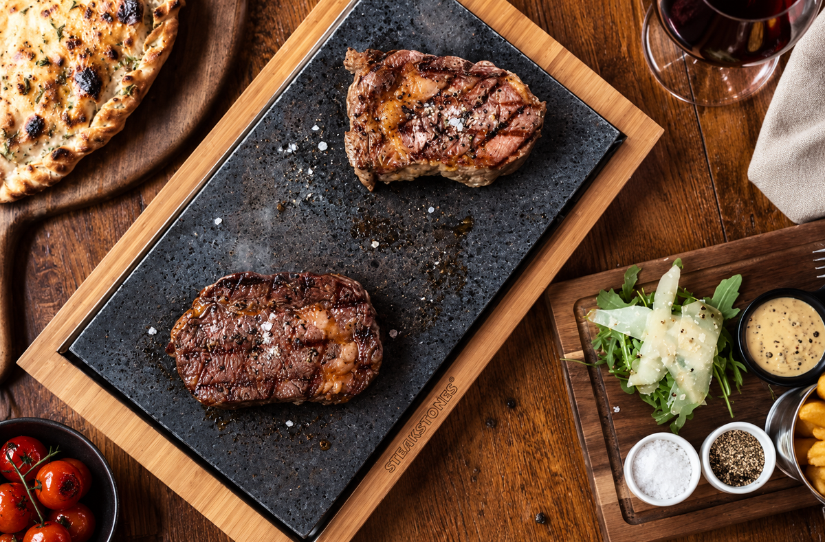 The Raised Sharing Steak Plate